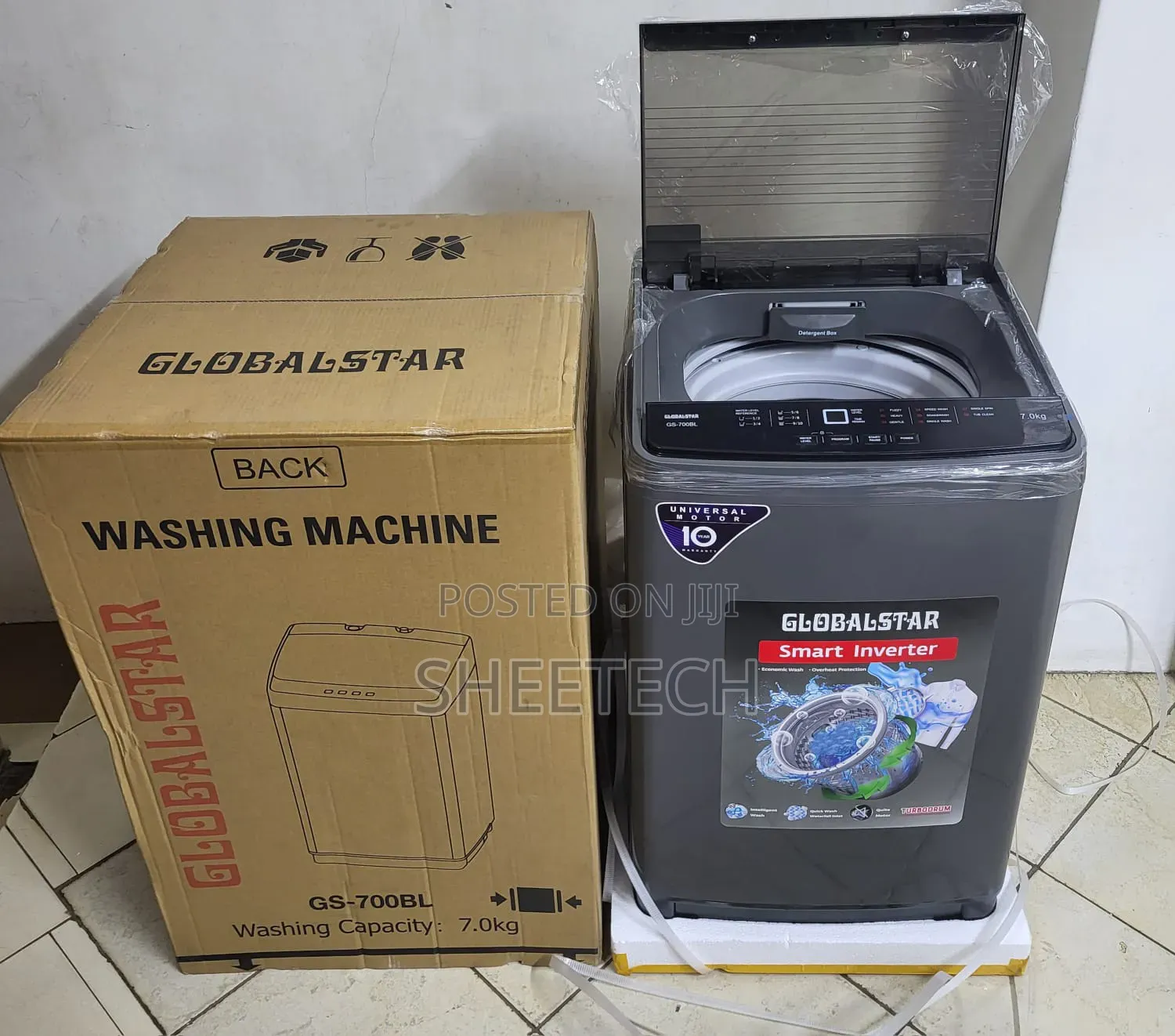 7kgs Globalstar
Fully Automatic Washing Machine Gs-700bt