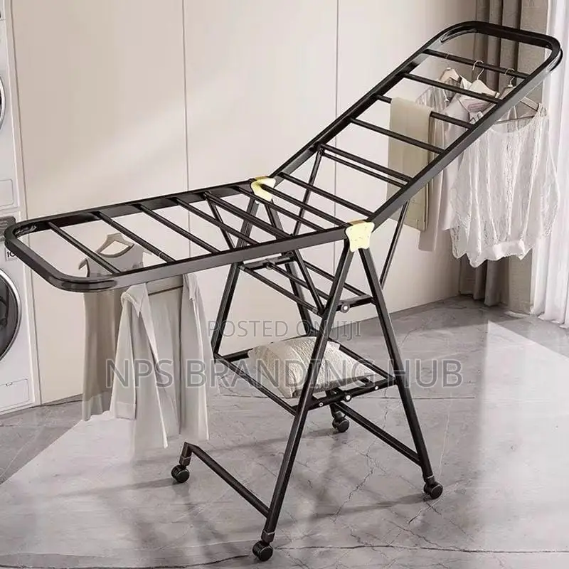 .Movable Foldable/Portable Laundry Drying Rack (Cn