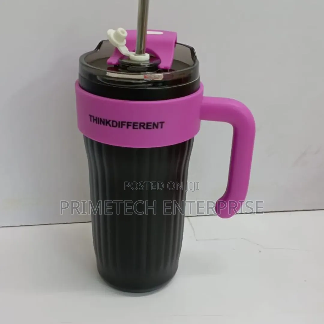 1080ml Themocups With Metal Straw