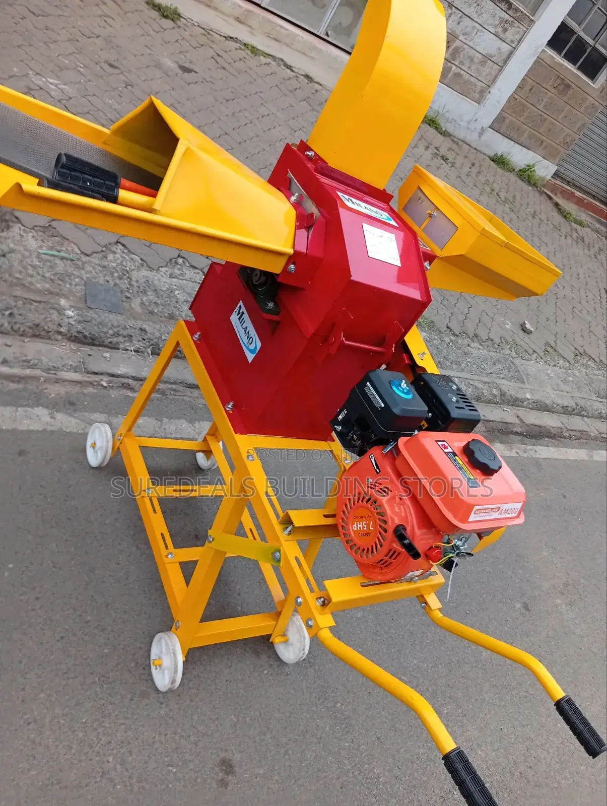 Chopping and Grinding Chaff Cutter 600kg/H