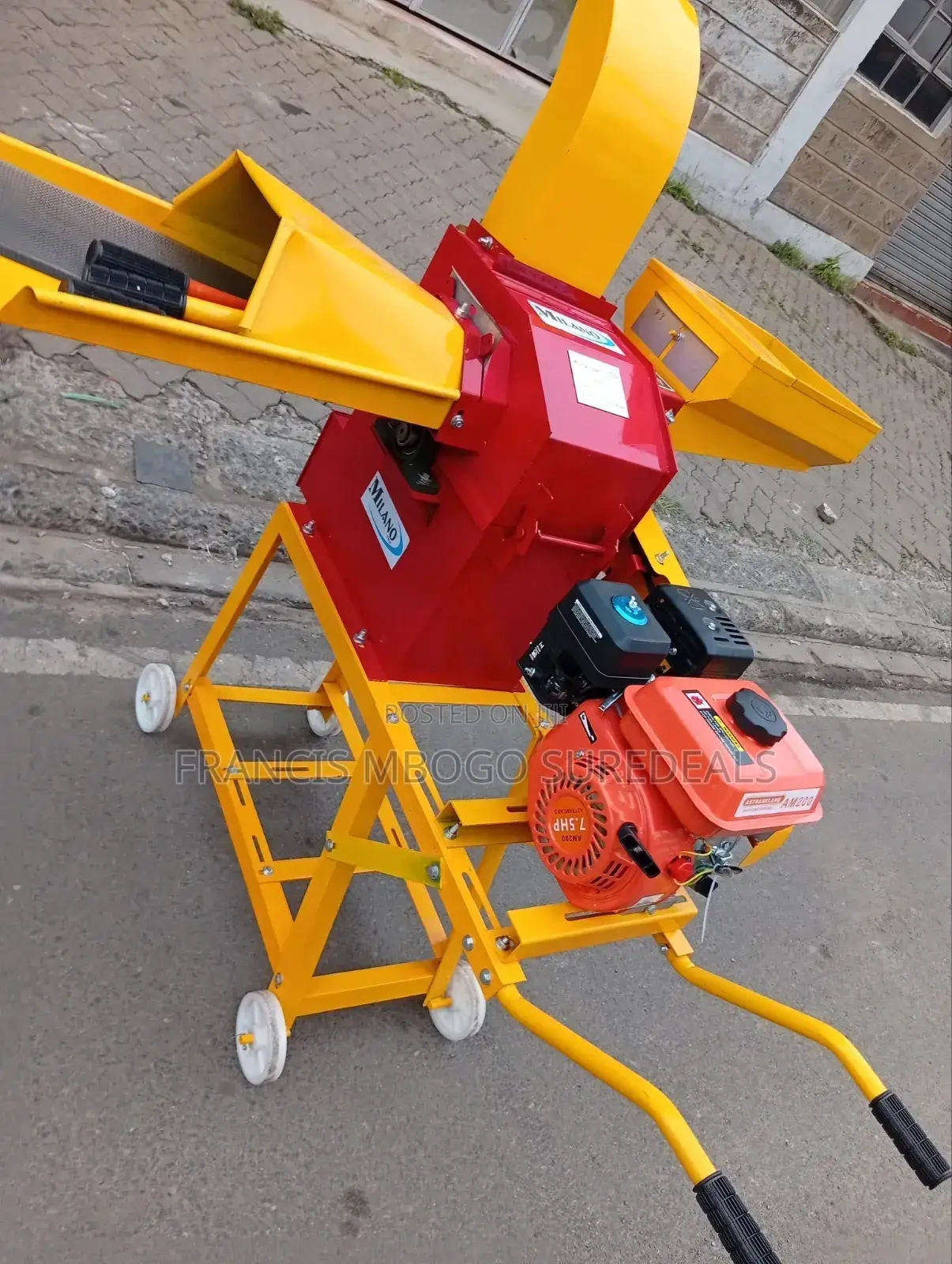 Chopping and Grinding Chaff Cutter 600kg/H