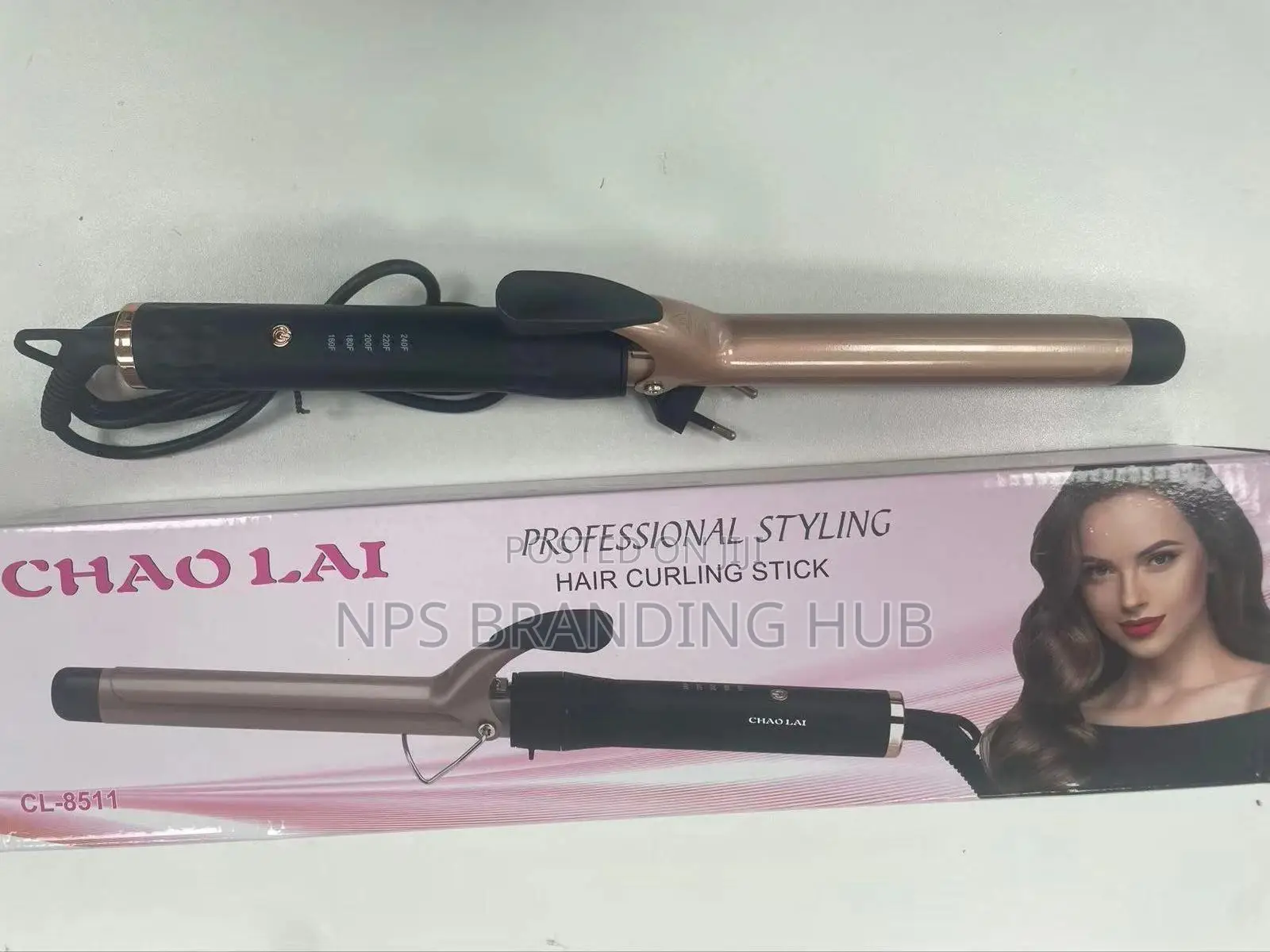 Cronier Proffesional Tongs Curling Stick (