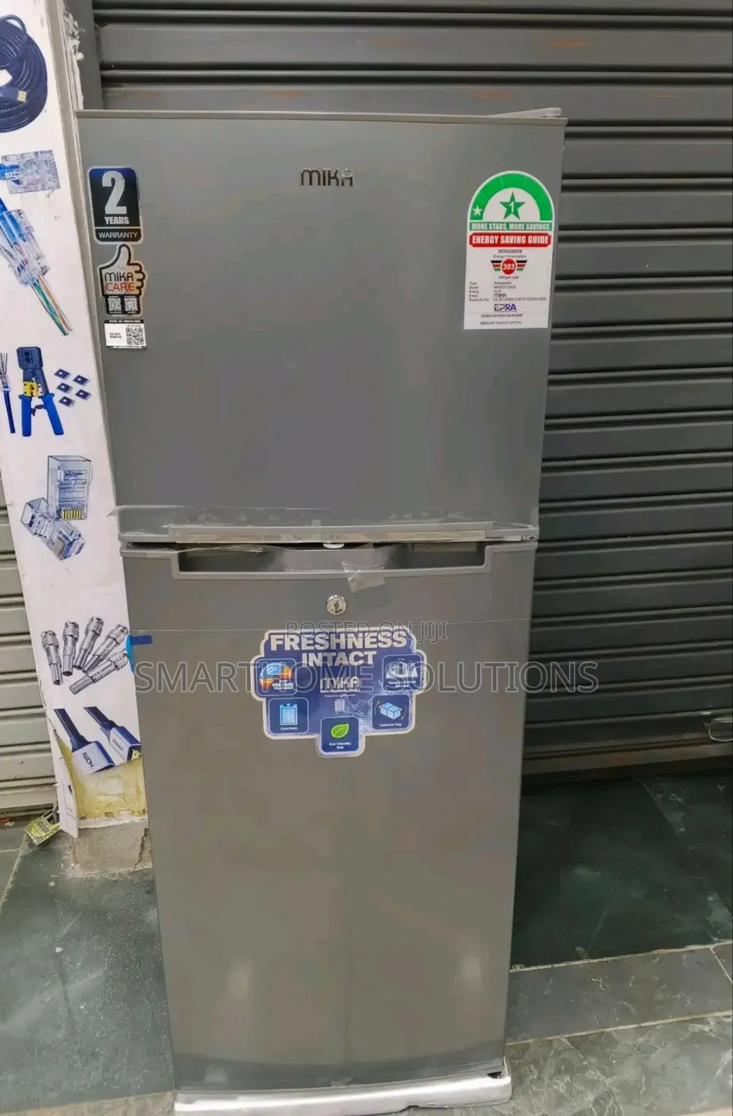 Double Door Mika 138l Fridge