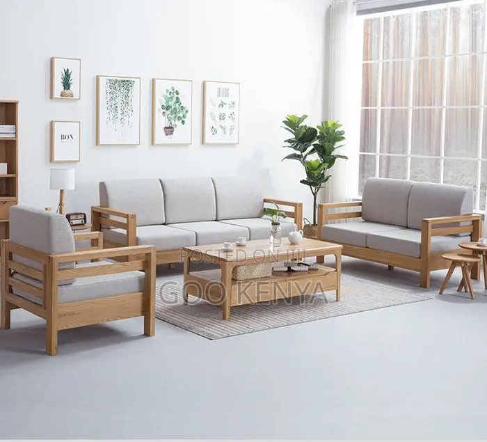 Home Sofa; Durable Solid Wood Seven Seater Sectional Sofa