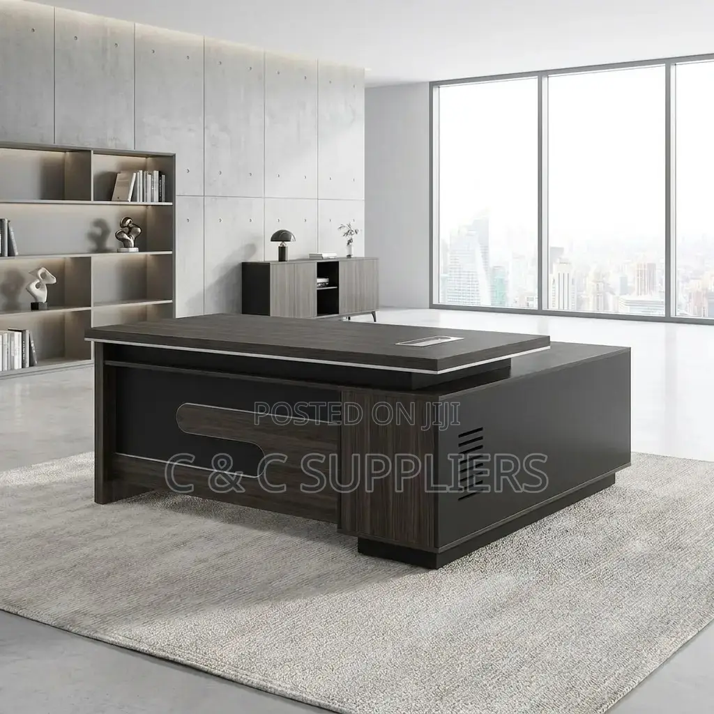 Imported L-Shaped Executive Desk-180cm