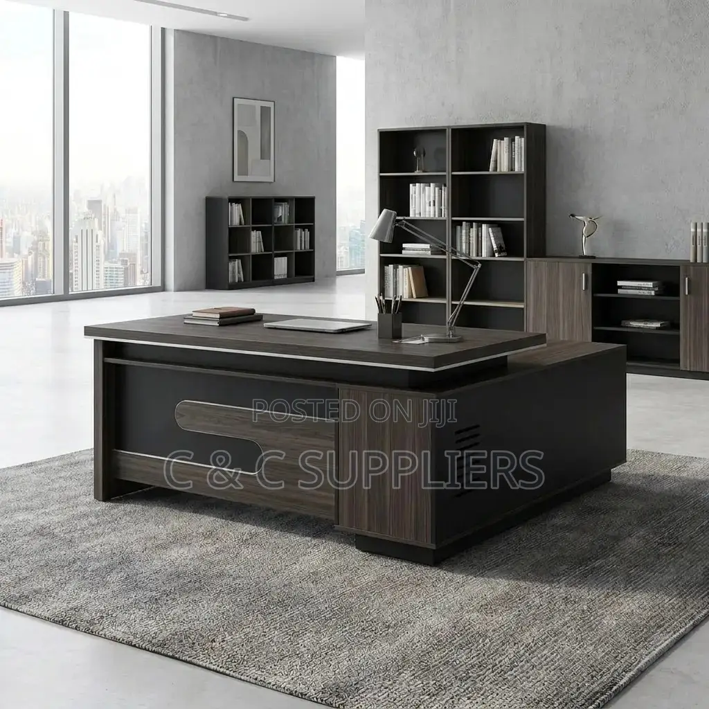 Imported L-Shaped Executive Desk-180cm