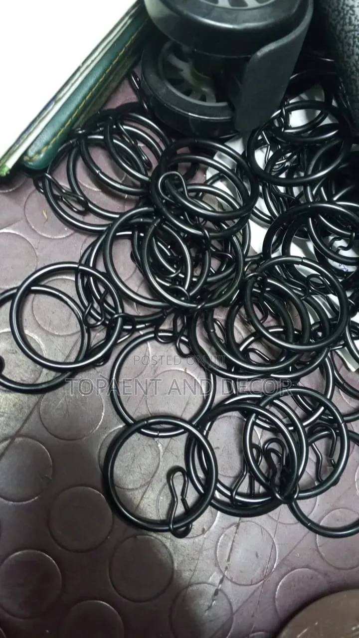 Metal Drapery Rings