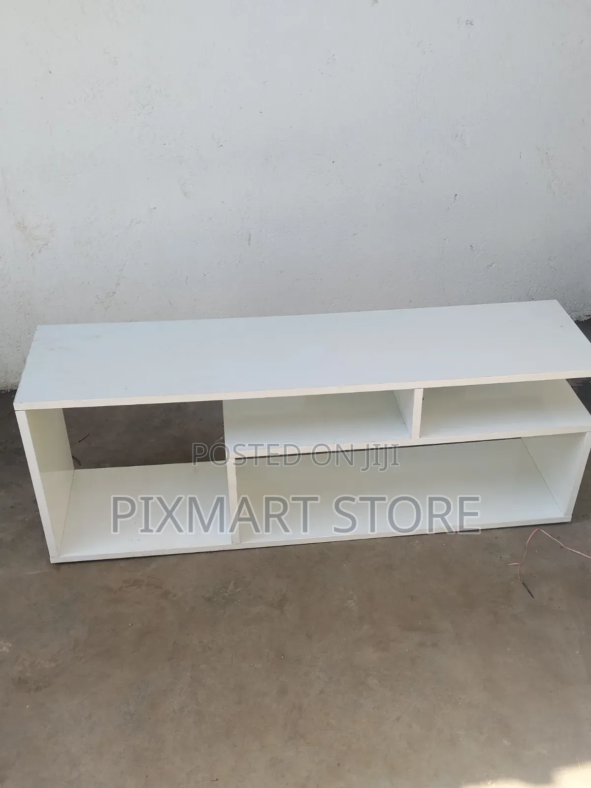 Mexico Modern Tv Cabinet With Storage Shelves – White