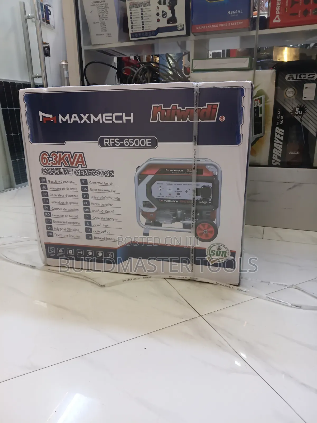 Maxmech RFS-6500e Gasoline Generator