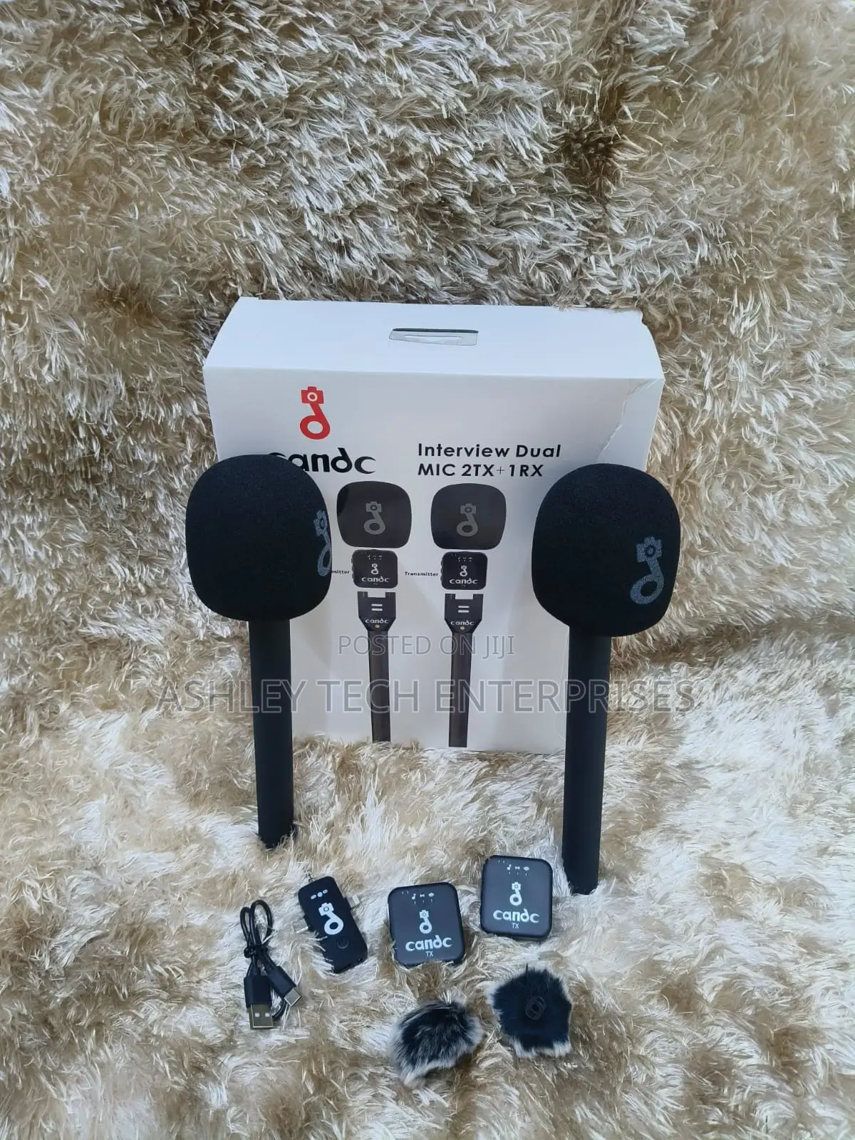 Ultra-Clear Candc Dual Wireless Microphone Kit