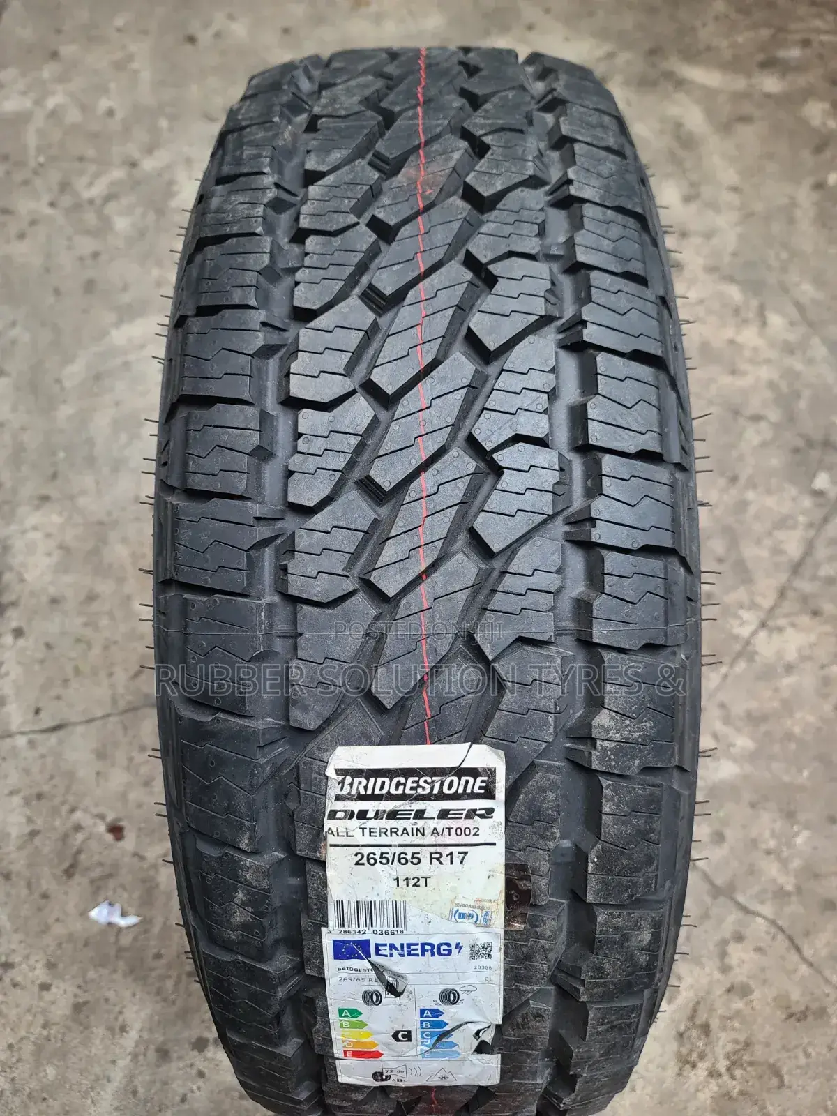 265/65 R17 Bridgestone Tyres 112 T Dueler a/T-002 All-Terrain