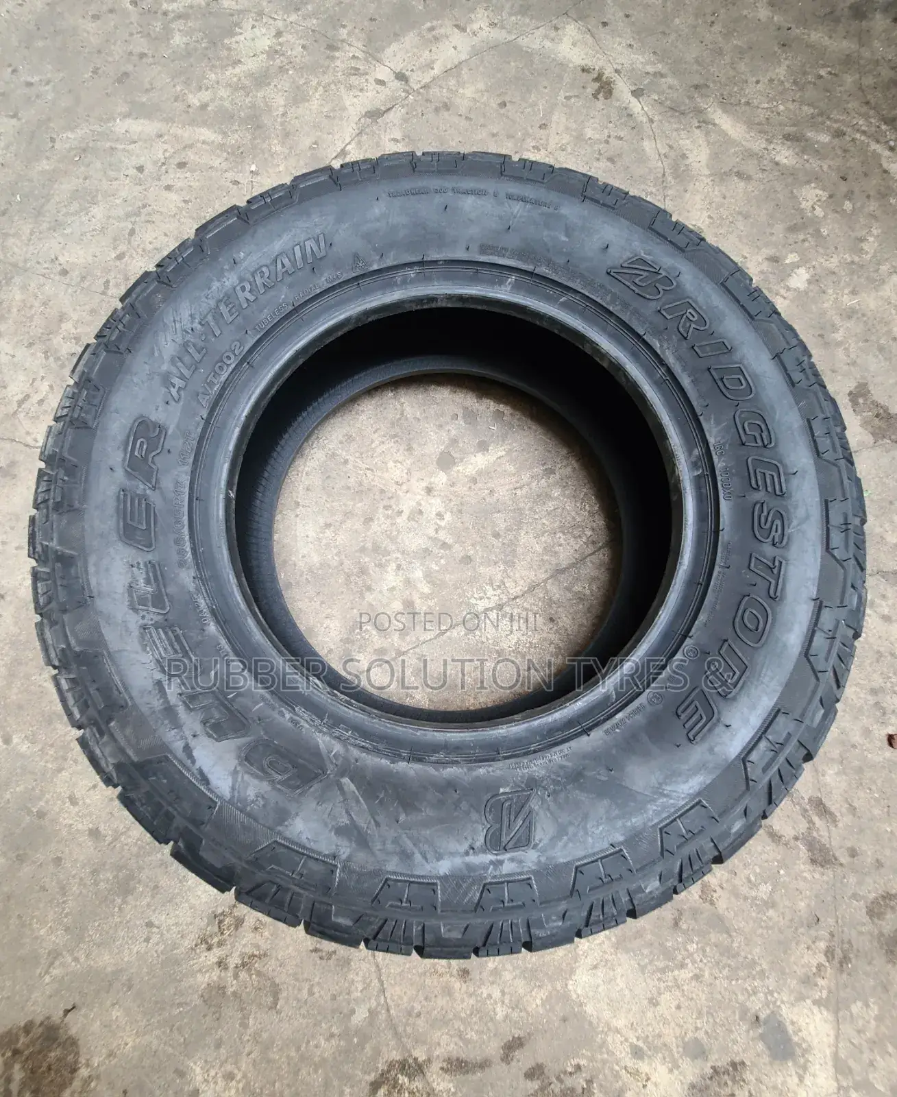 265/65 R17 Bridgestone Tyres 112 T Dueler a/T-002 All-Terrain