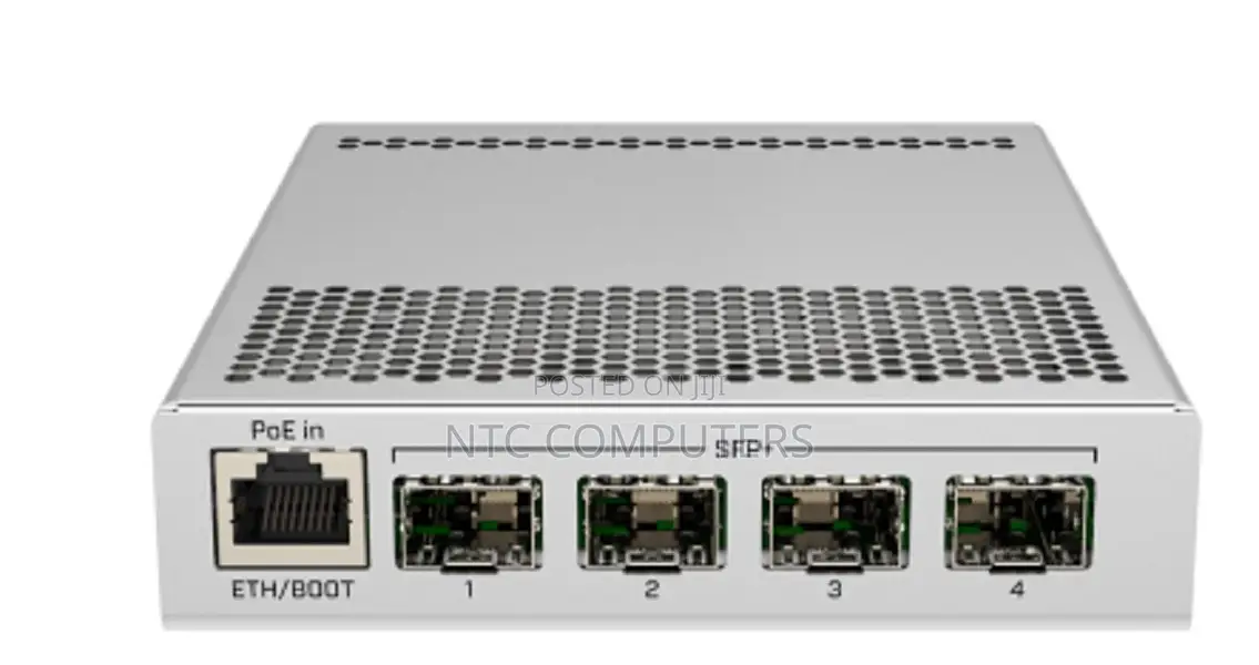 Mikrotik Crs305-1g-4s+In 5-Port Desktop 1 Ge Port 4 Sfp+ 10gbps Ports