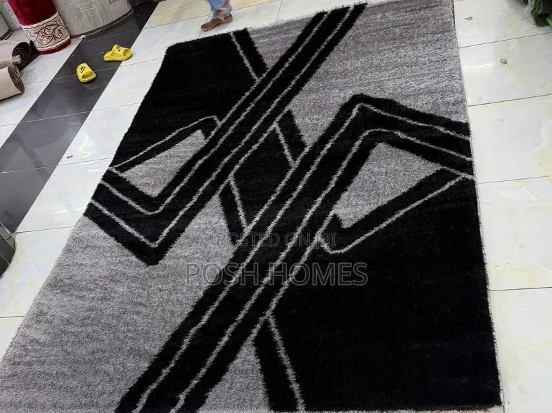 Grey and Black Max Carpets