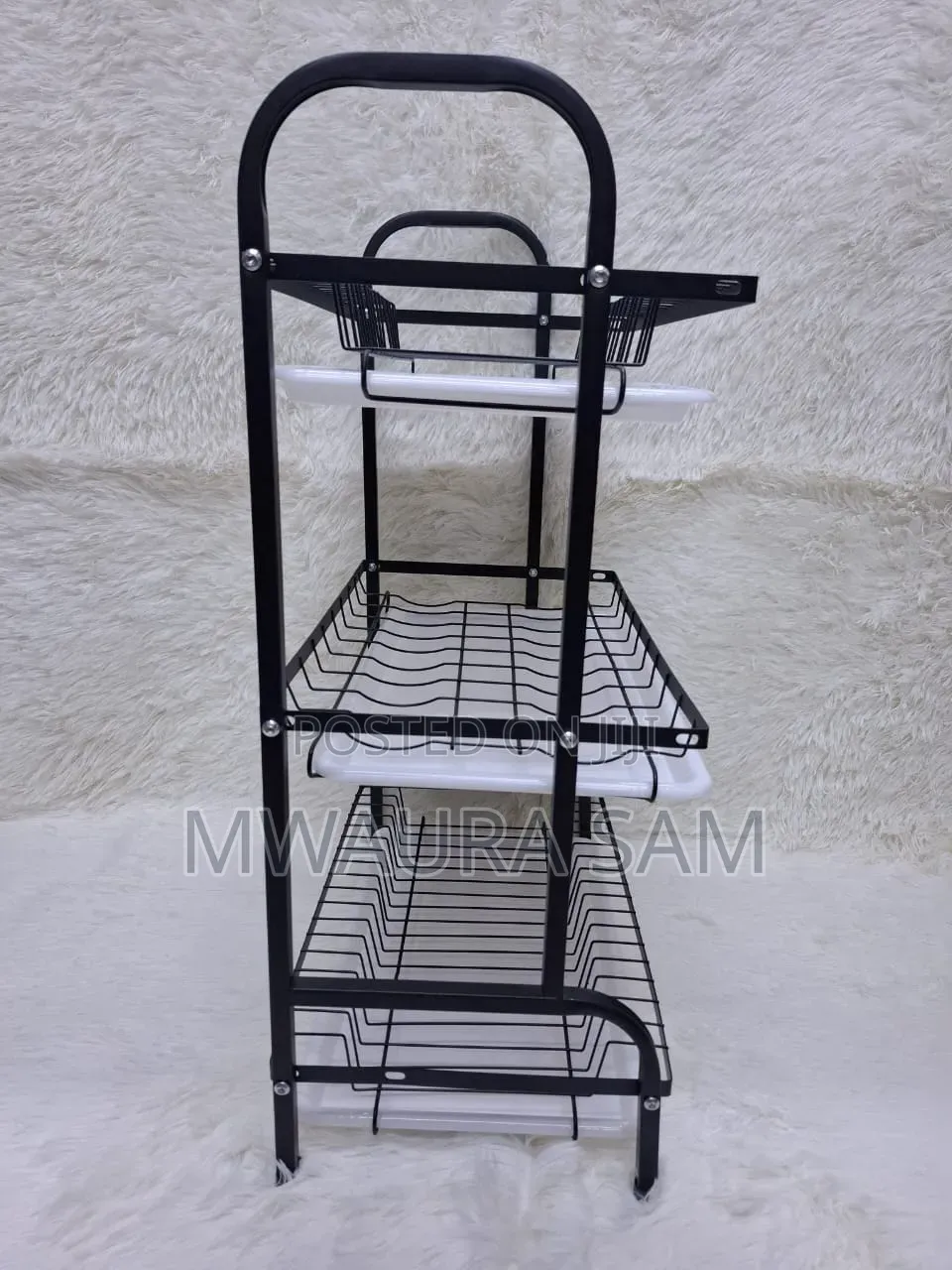3 Tier High Quality Carbon Steel Dish Rack