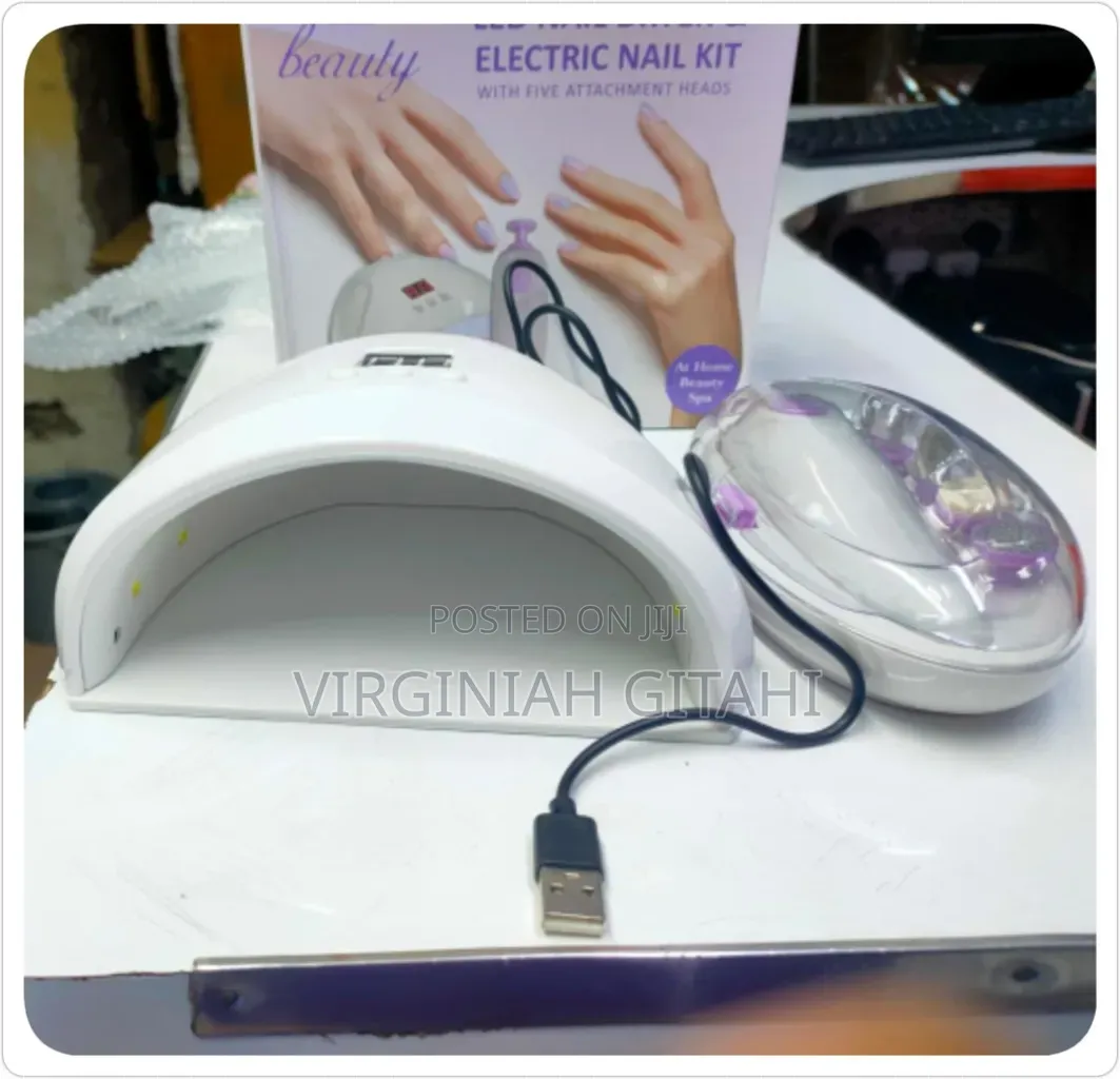 2 In 1 Led Nail Dryer And Electric Nail Kit