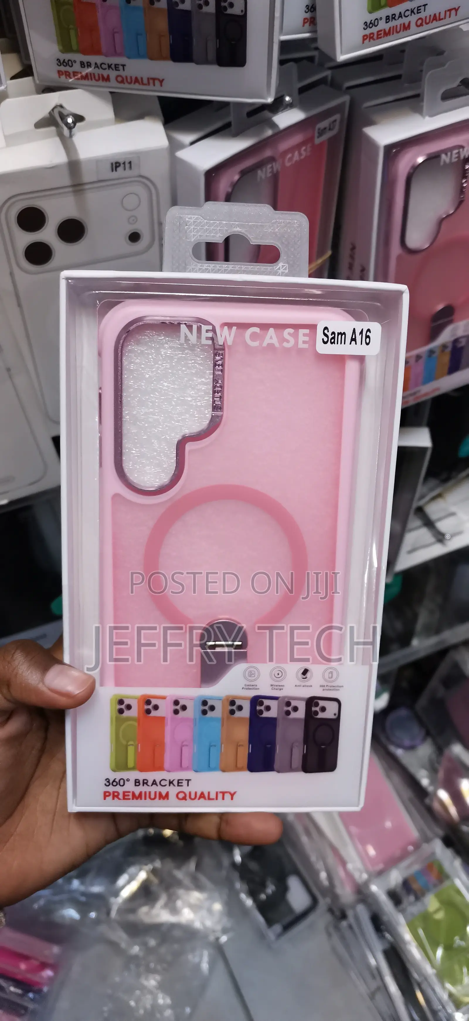 Samsung Galaxy A16 Elegant Pink, Smudge-Resistant Cover