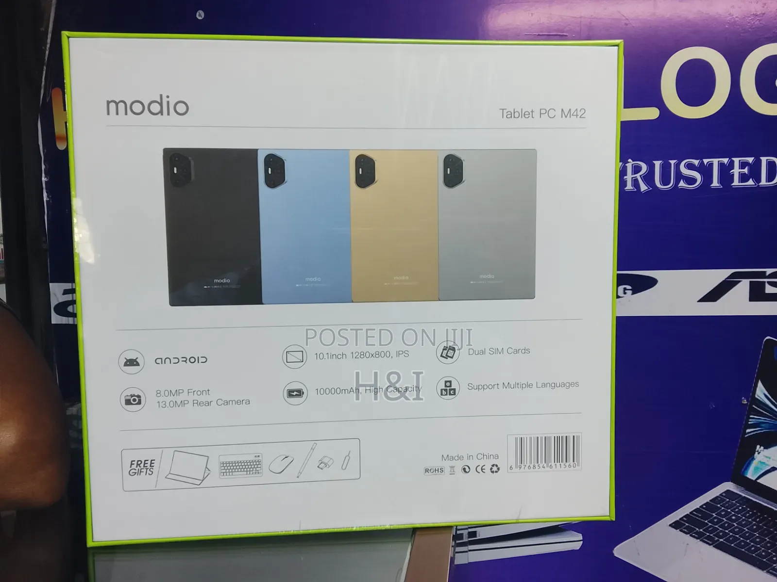 New Modio M40 8 GB Black