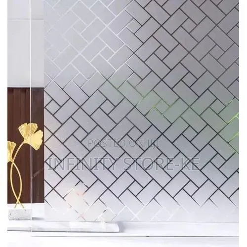 PVC Privacy Window Film Static Cling Sticker- 2m