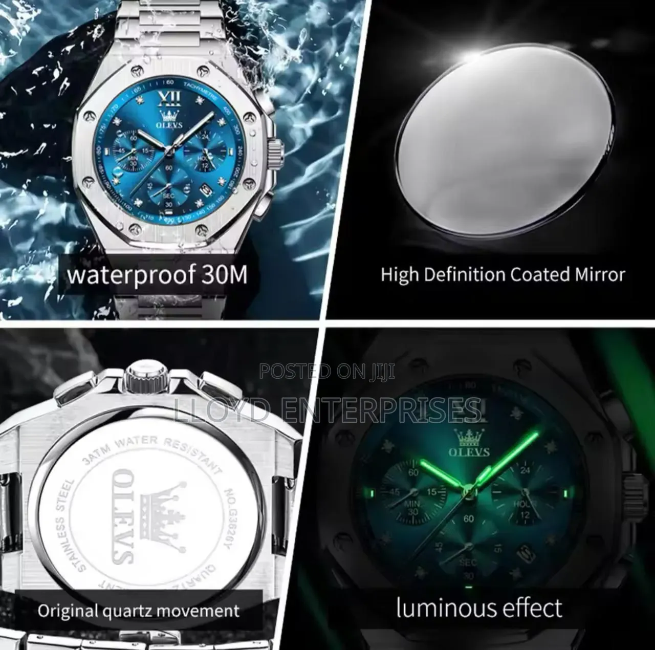 Olevs Chronograph Men Watch