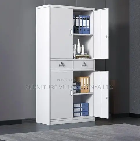 4-Door Steel Cabinet With 2-Drawers