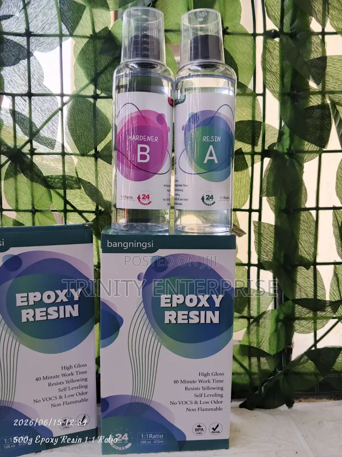 Epoxy Kit Resin and Harder 500g