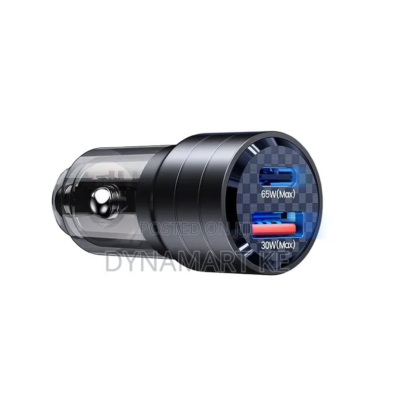 Usams C36 95w Aluminum Alloy Transparent A+C Mini Car Charger