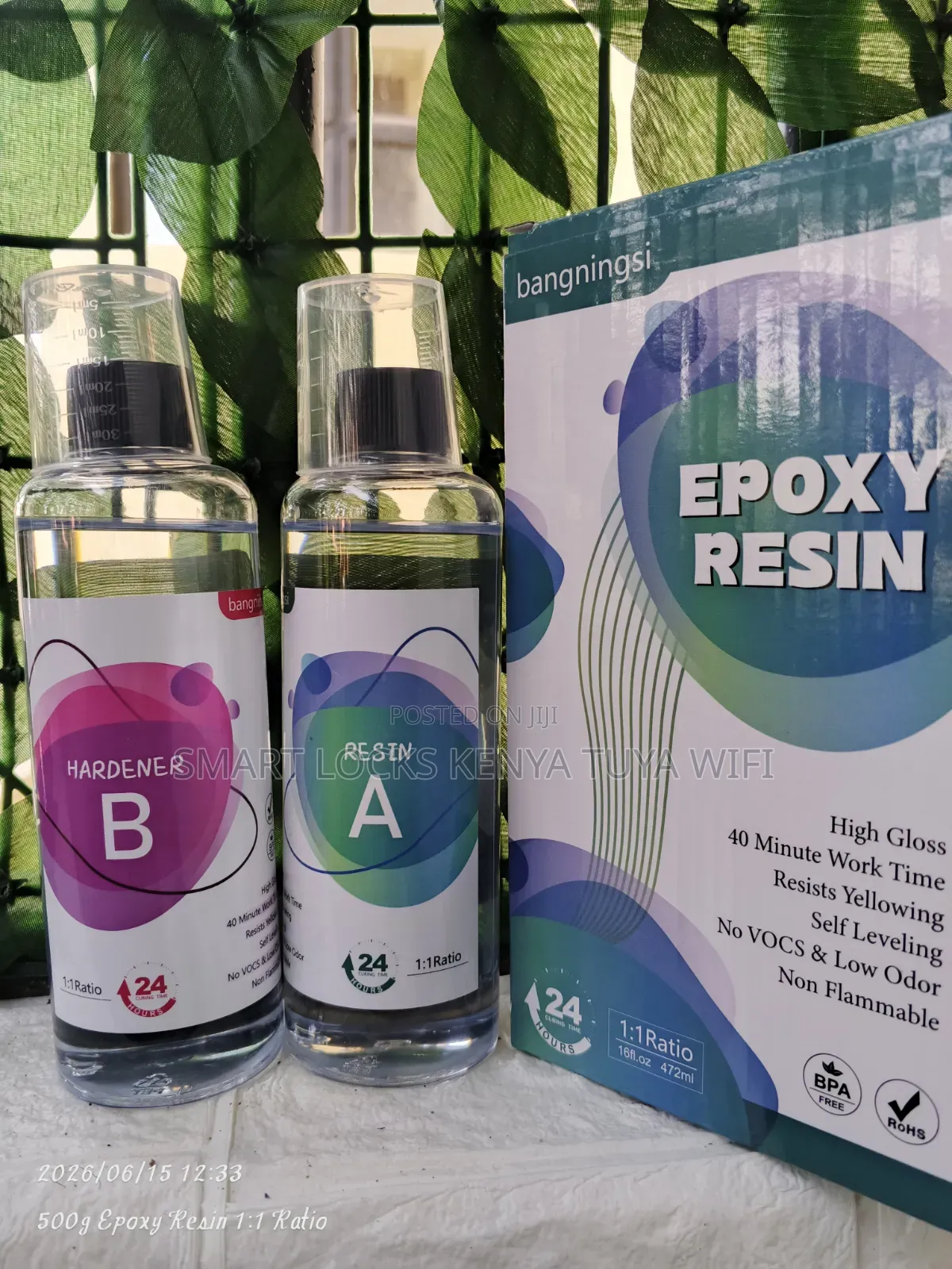 1:1 Epoxy Resin Kit (500g) Transparent