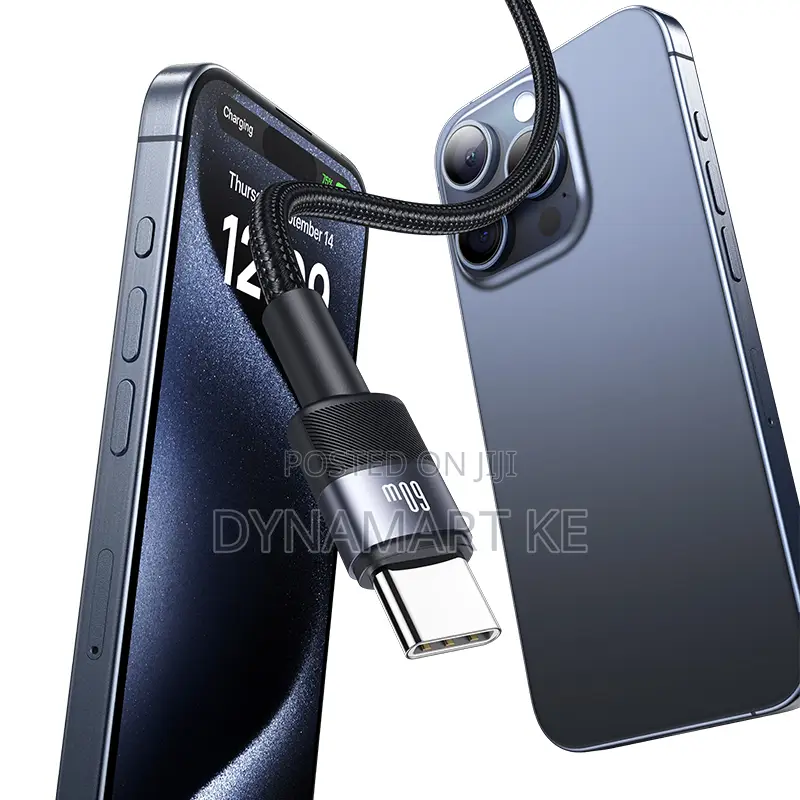 Usams 60w 1.2m Aluminum Alloy Charging and Data Cable Type-C to Type-C