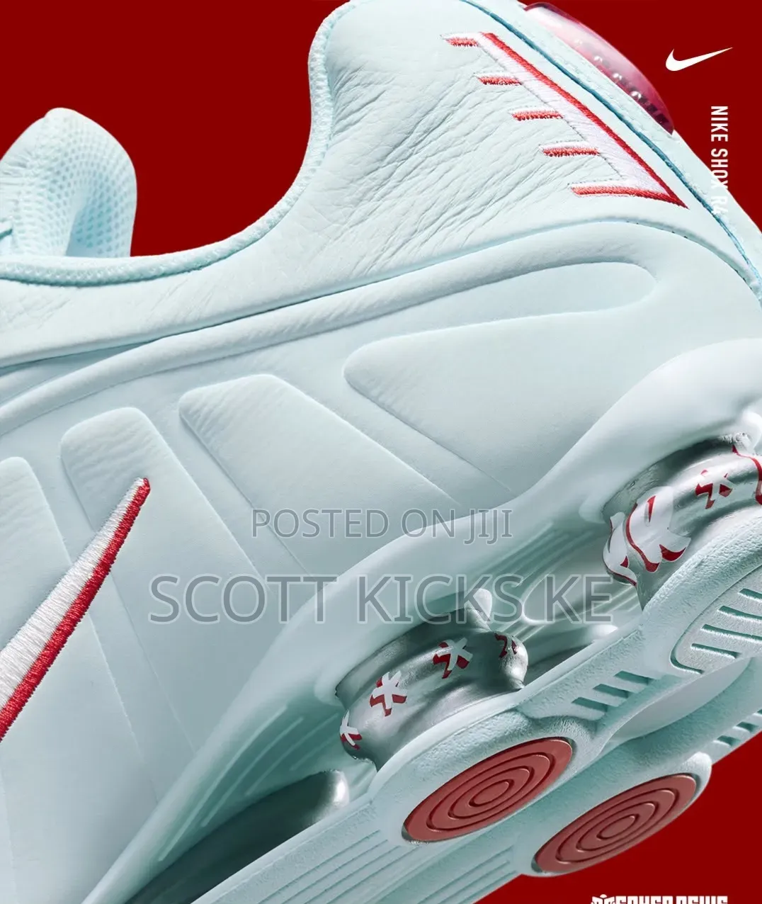 Nike Shox R4 "Puerto Rico" White