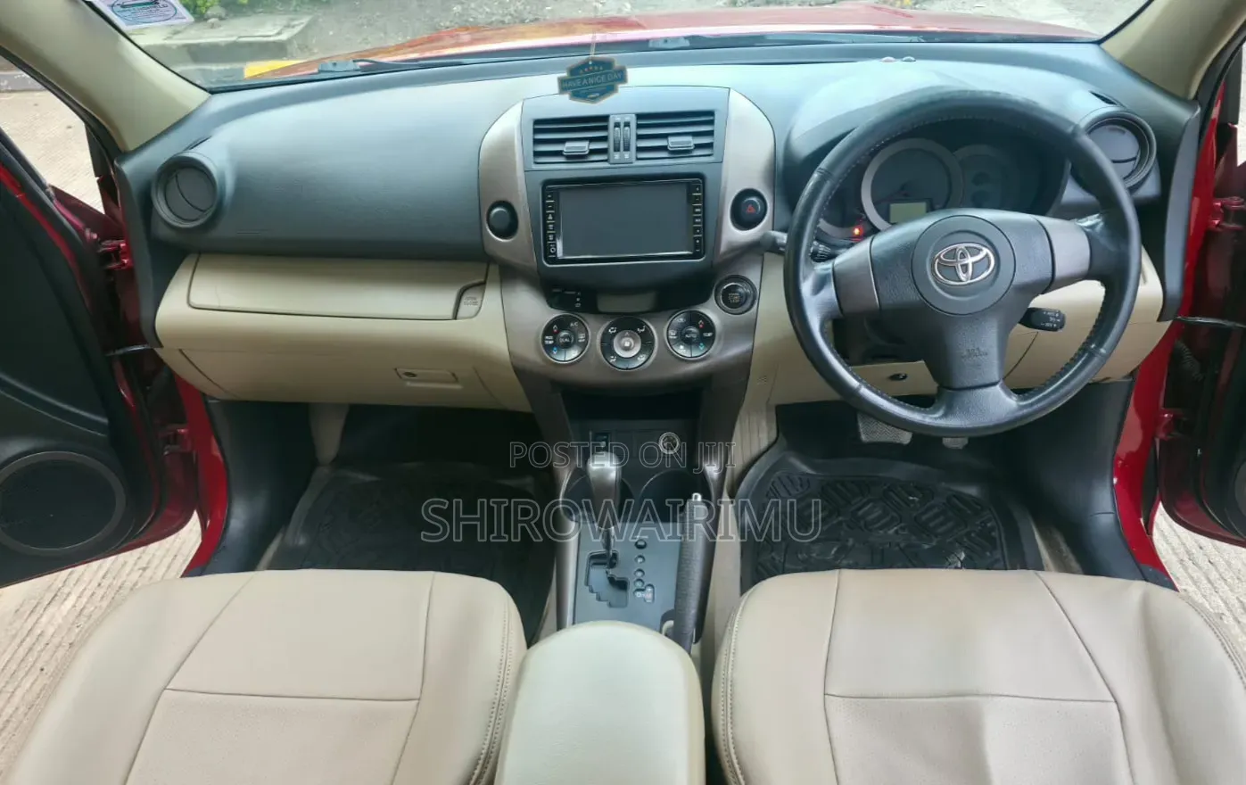 Toyota Vanguard 2009 Red
