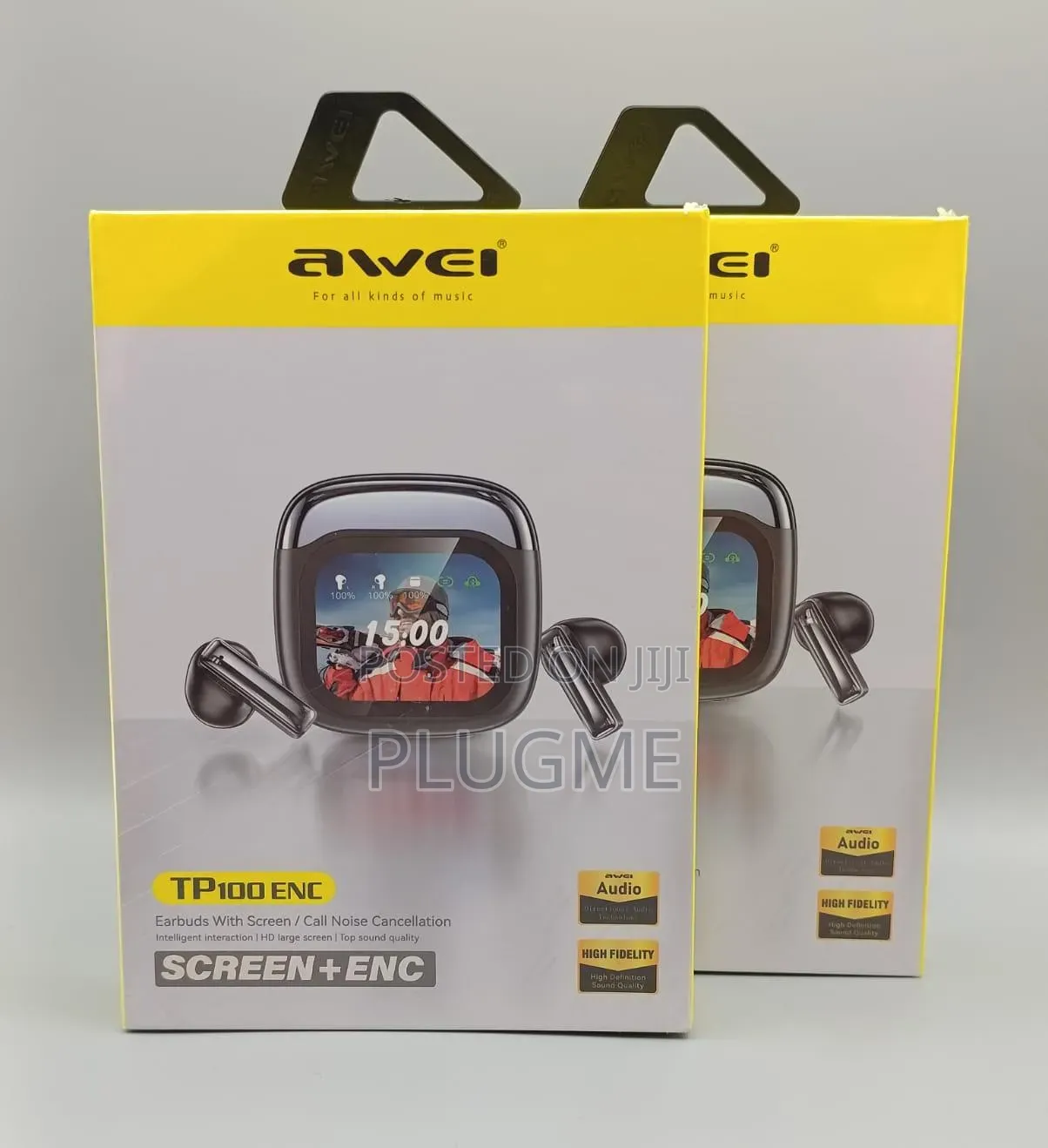 Awei Tp100 Enc Wireless Earbuds With Display Screen