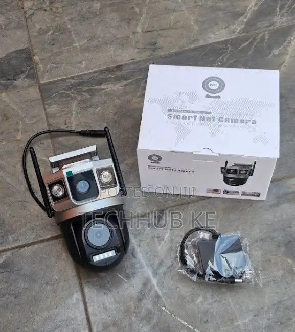 4g PTZ Security Camera Dual Lens Outdoor CCTV With Sim Card Support