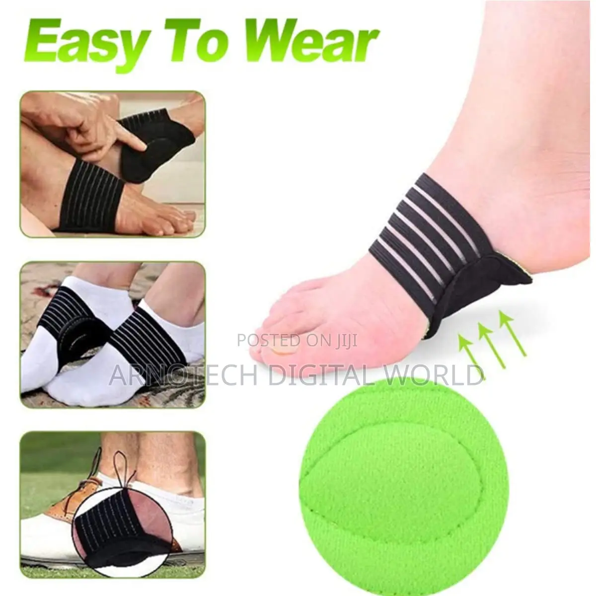 Plantarfix Arch Support for Flat Feet - Pain Relief Cushion