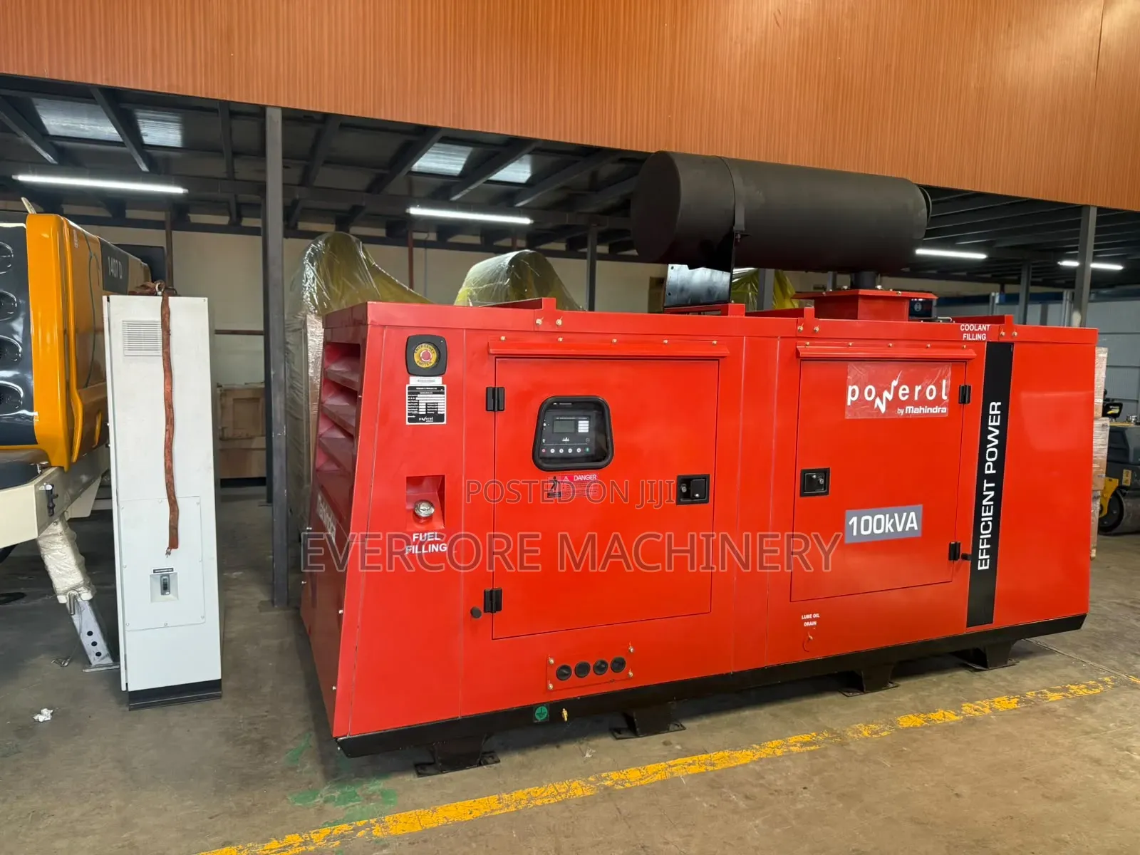 Mahindra 100kva Diesel Super Silent Generator 415v 3 Phase.