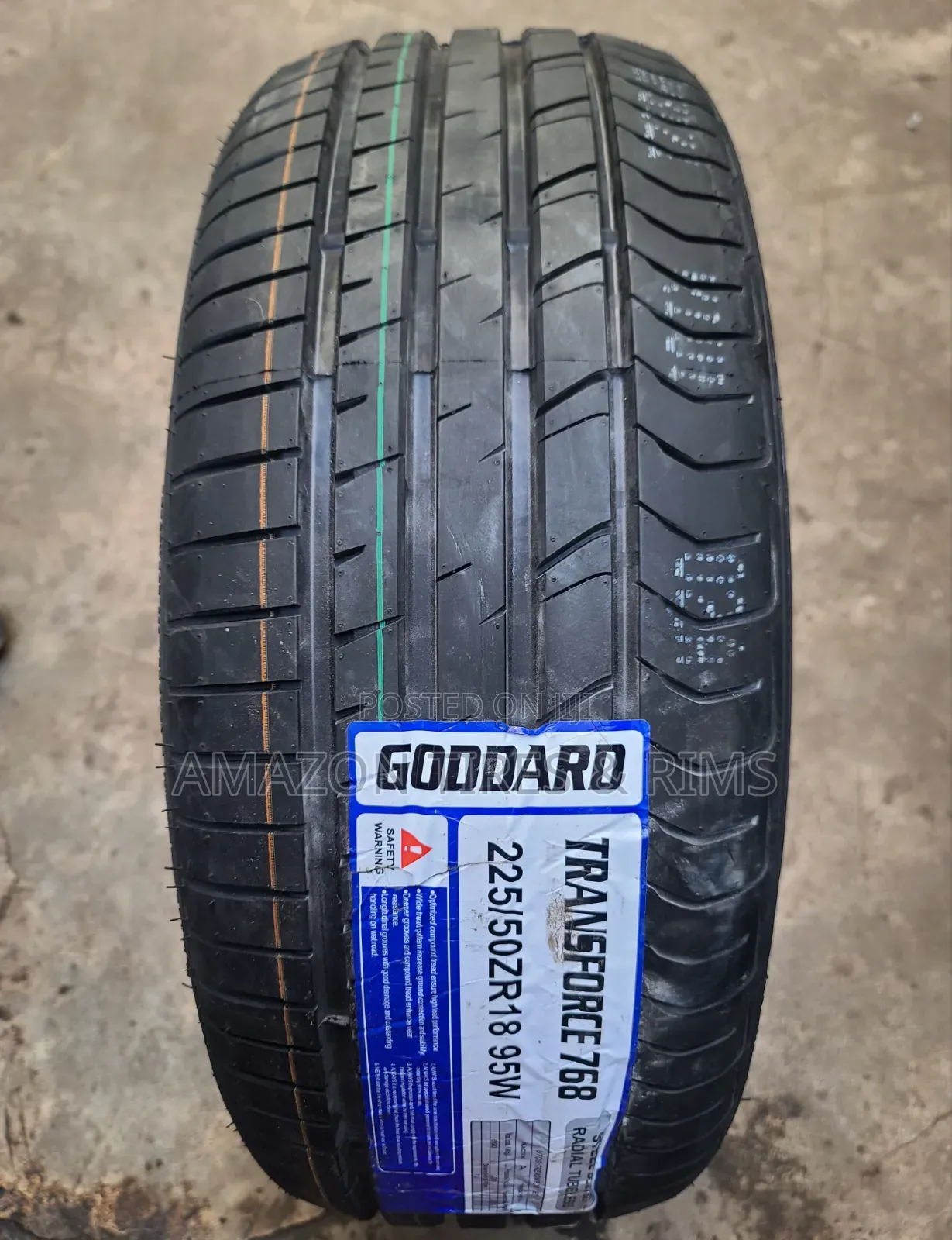 225/50 R18 Goddard Tyres 95 W Tranceforce 768