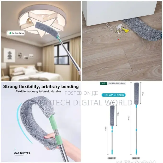 Long Handle Microfiber Cleaning Flat Duster