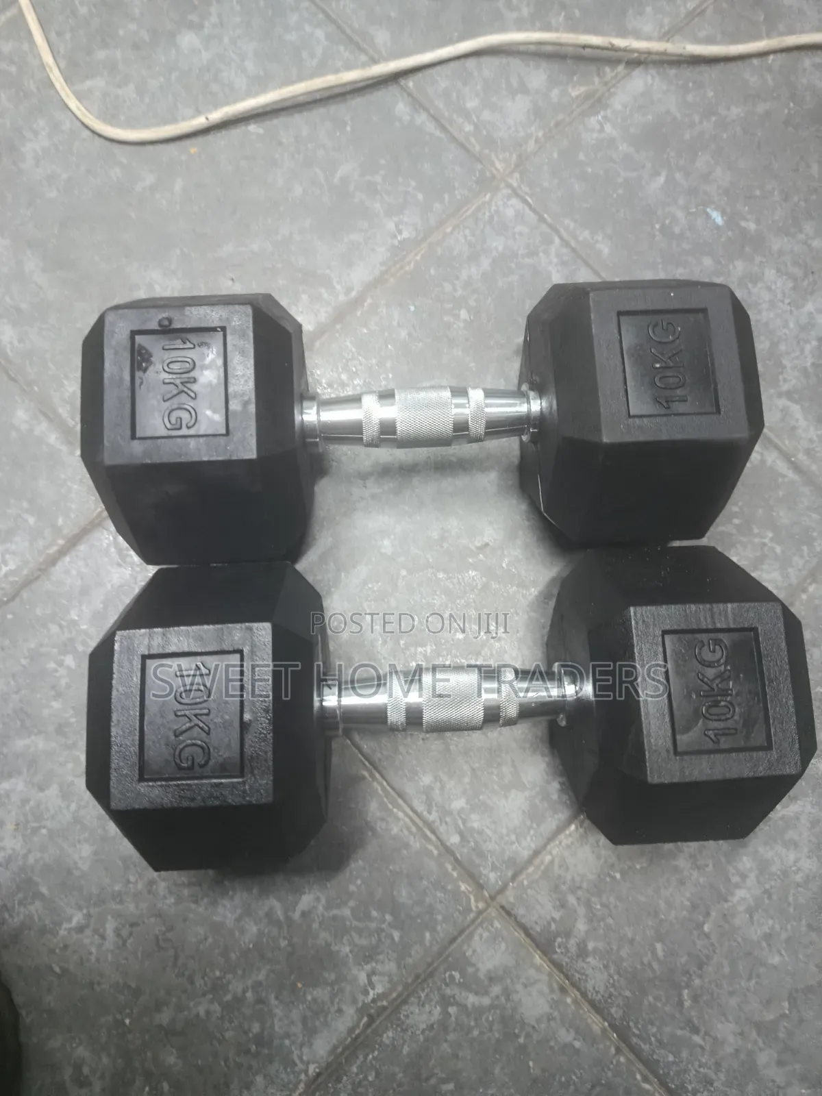 10kg Hexagon Dumbbells Single Hand