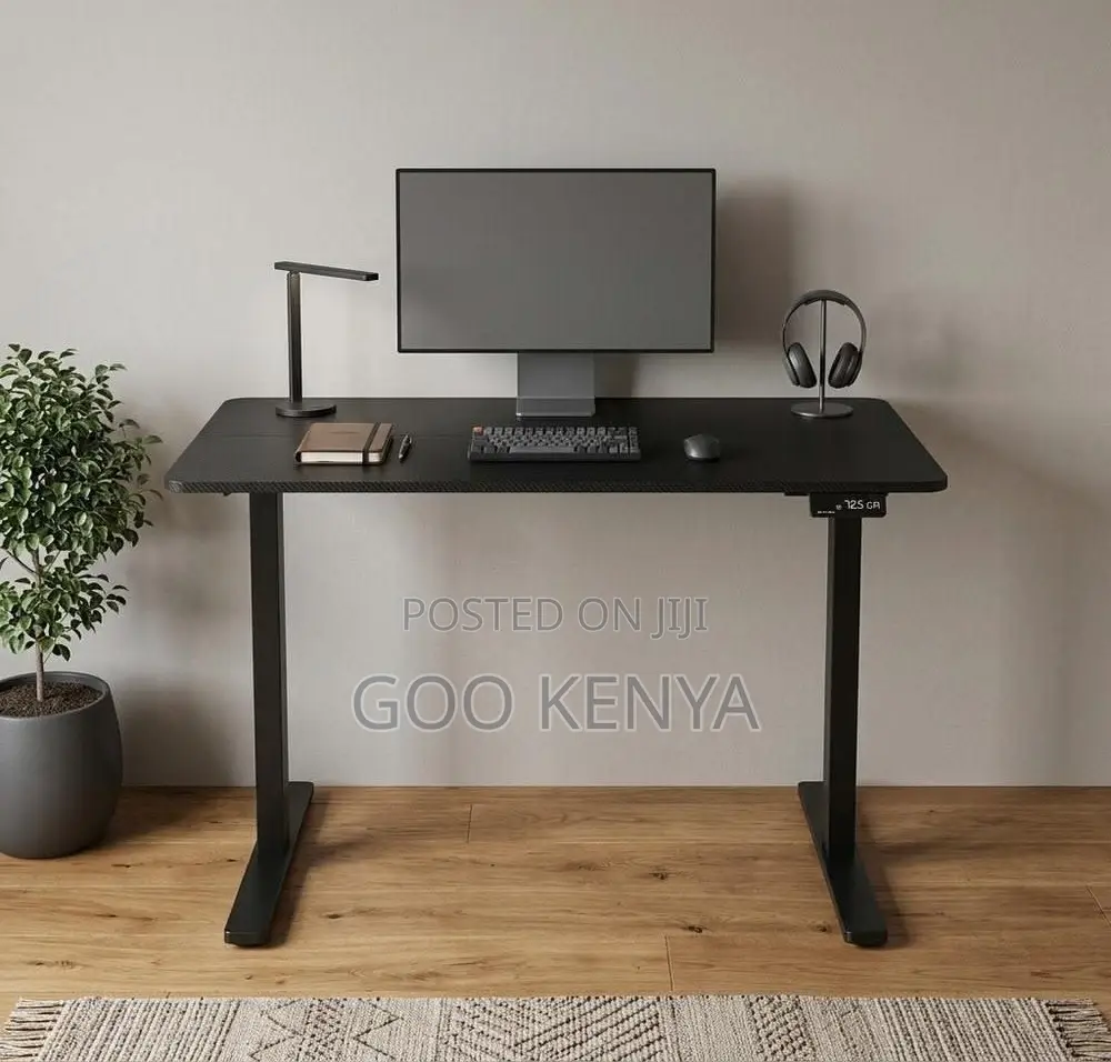 Home Desk; Adjustable Electric Home Study Desk With Sit-Stand Function