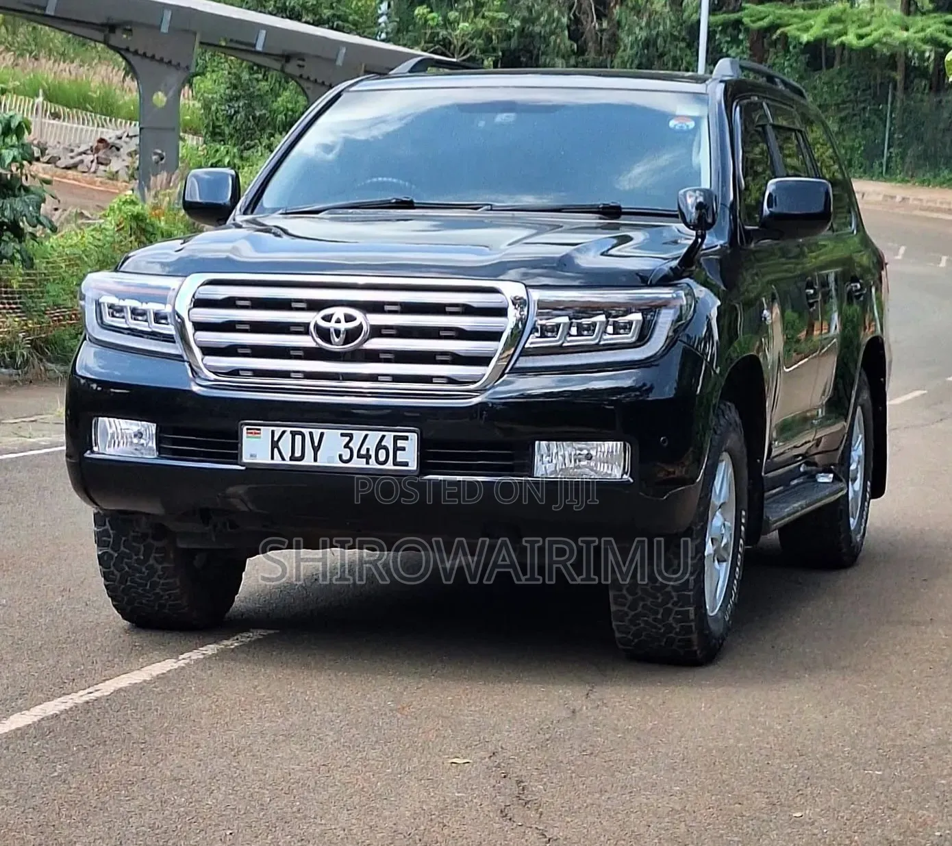 Toyota Land Cruiser Prado 2008 Matt Black
