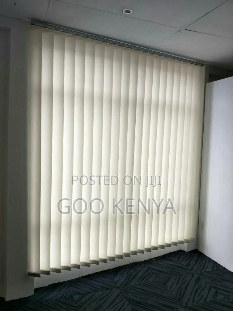 Curtain Blinds; Modern Light-Filtering Vertical Blinds for Living Room