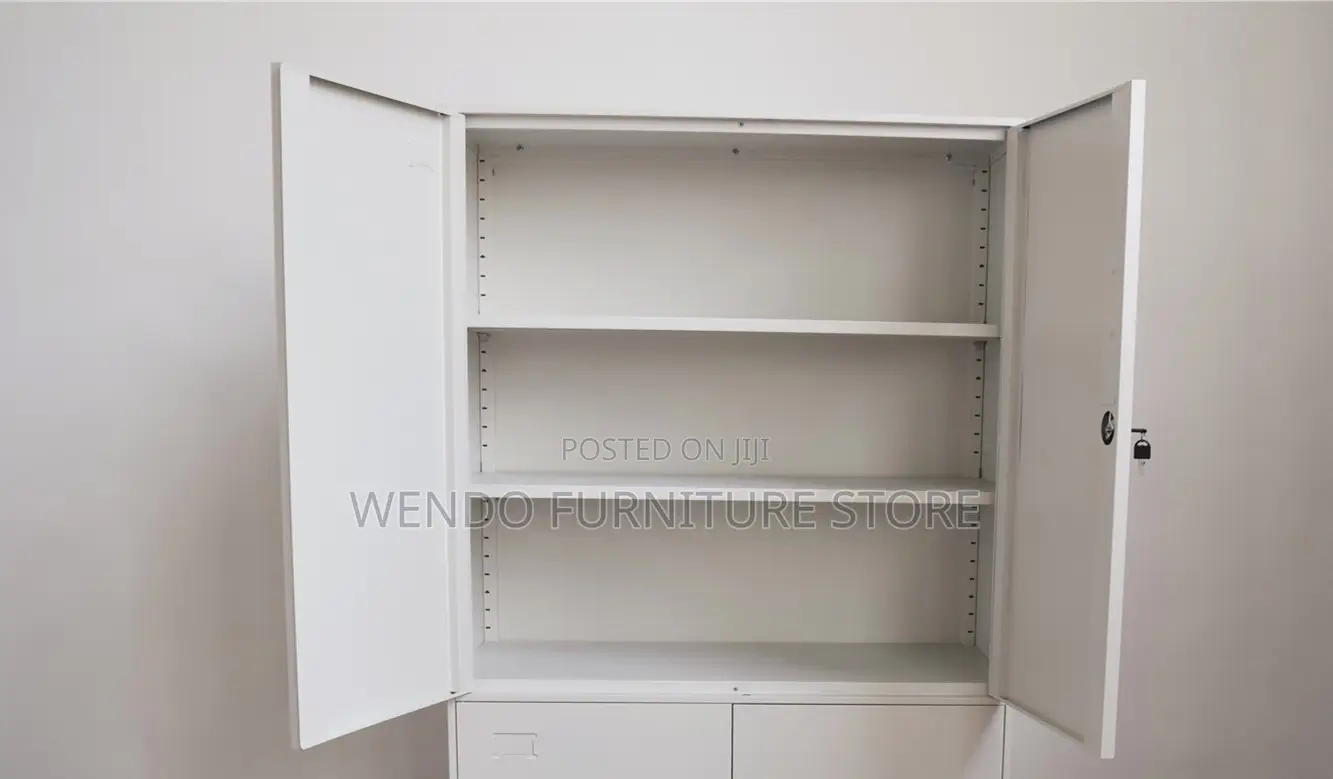 Office Cabinet; Four Drawers Filing Cabinet With Two Doors