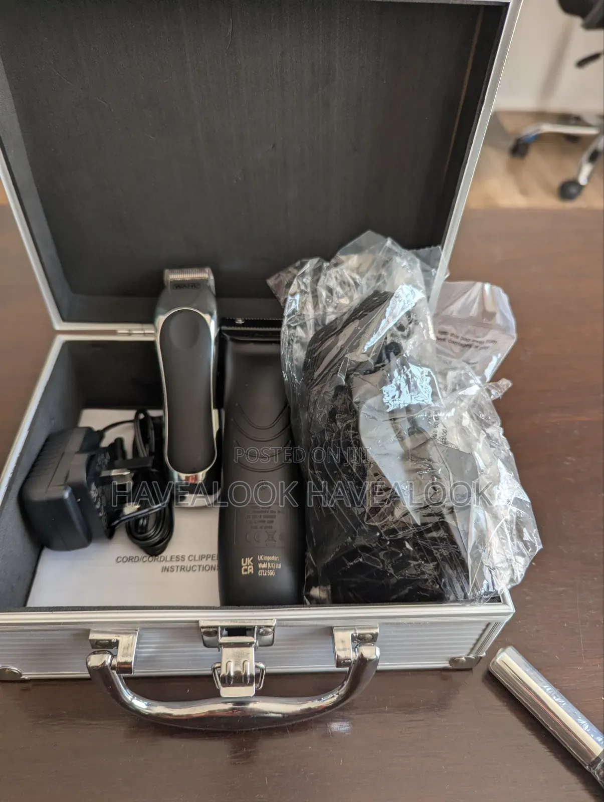 Wahl Cordless Hair Clipper Kit – Used Once – Complete Set