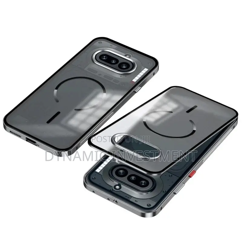 Nothing Phone 4a Pro 5g Aluminium Bumper Transparent Back Case Cover