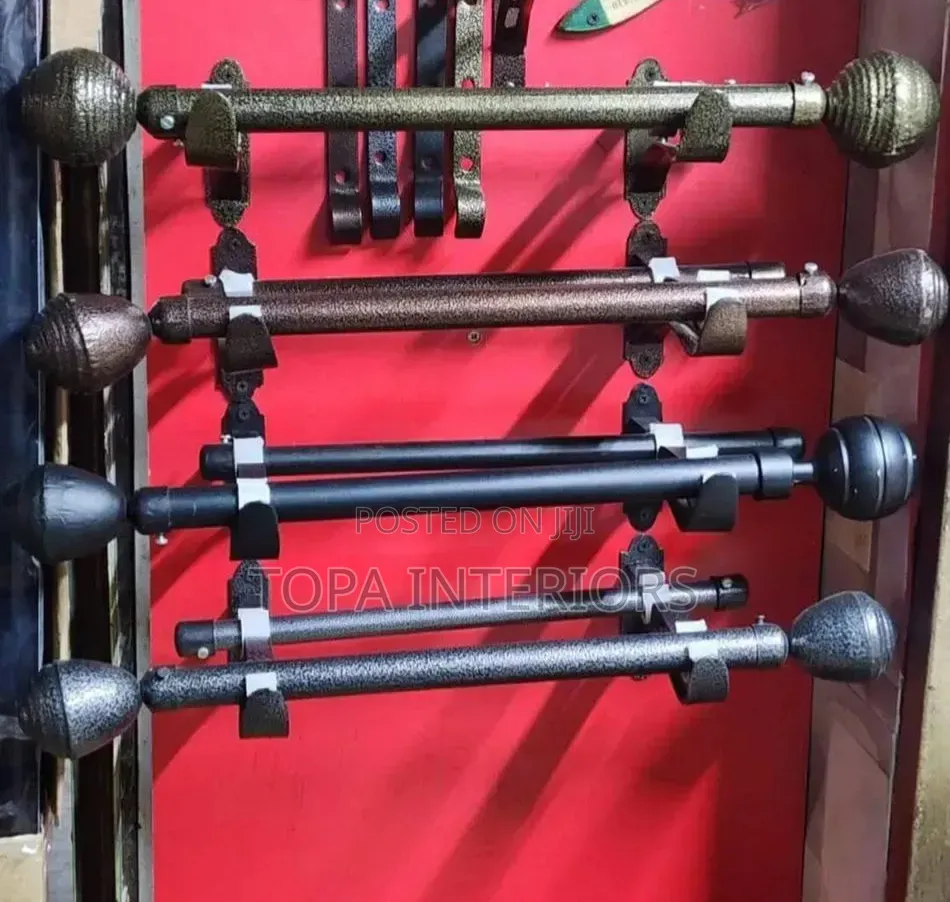 Scratch Resistant Metallic Local Curtain Rods