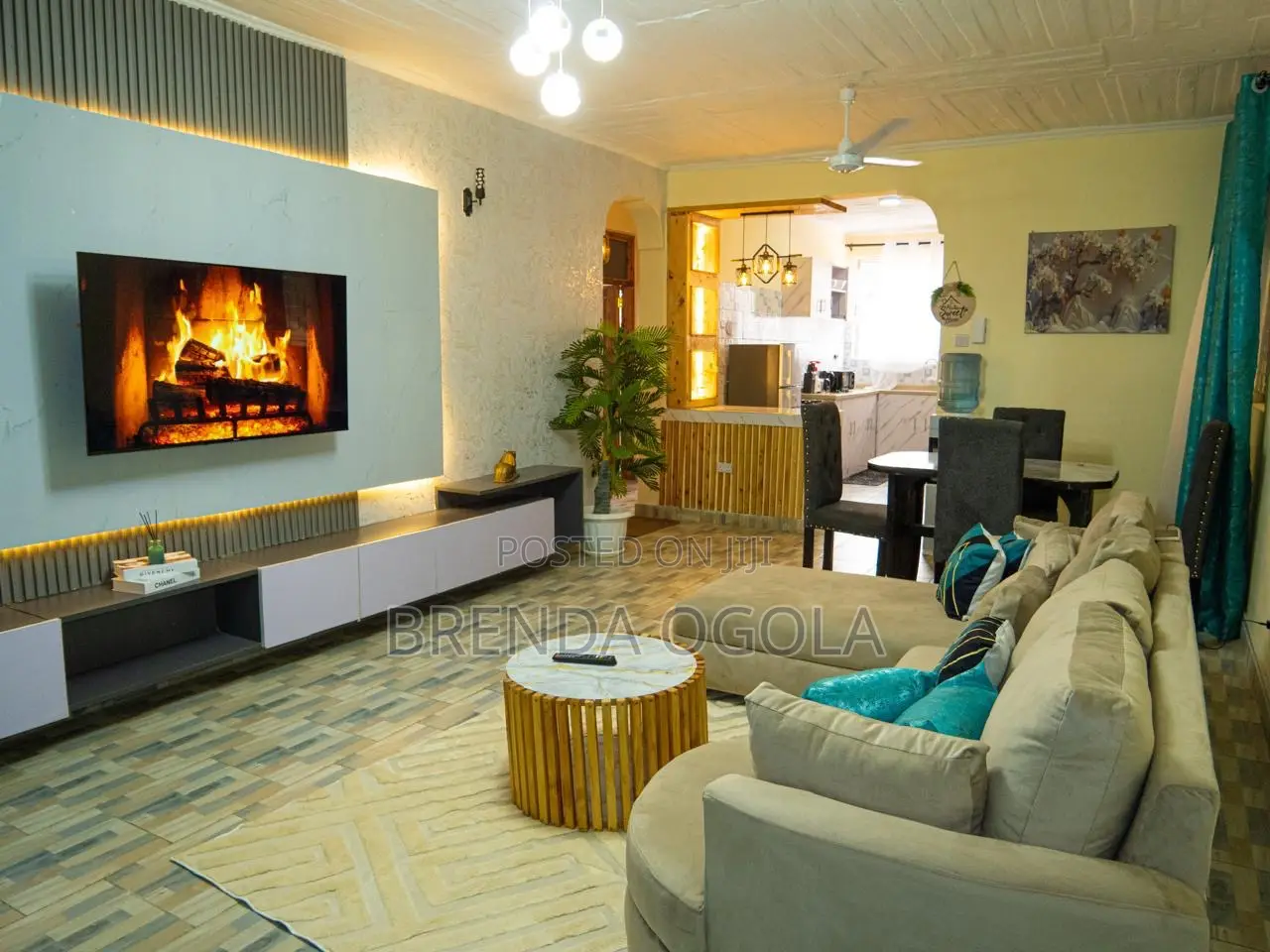 Furnished 2bdrm Apartment in Beach Road, Diani for rent