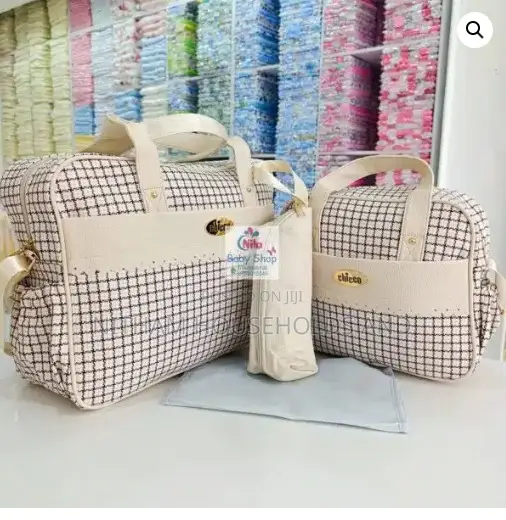 Chicco Baby Diaper Bag Set – Stylish Maternity Travel Bag With Bottle