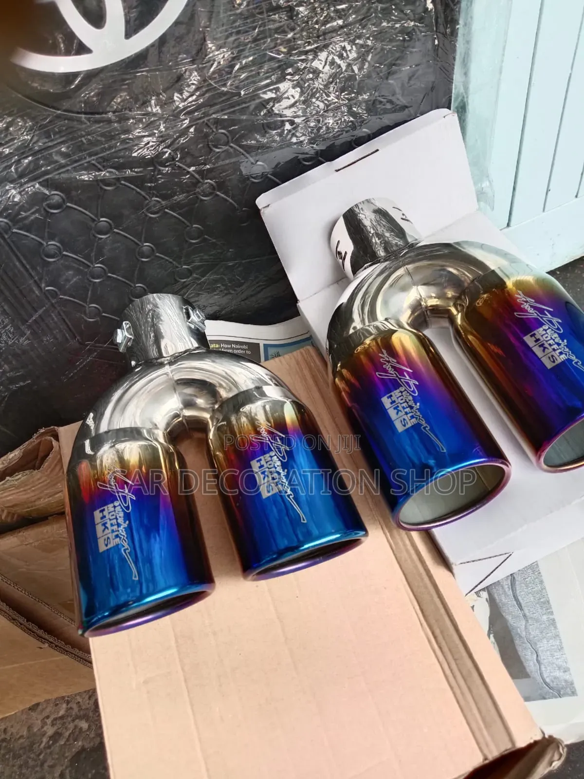 Double Exhaust Tip With Heavy Duty Polished Stainless Steel