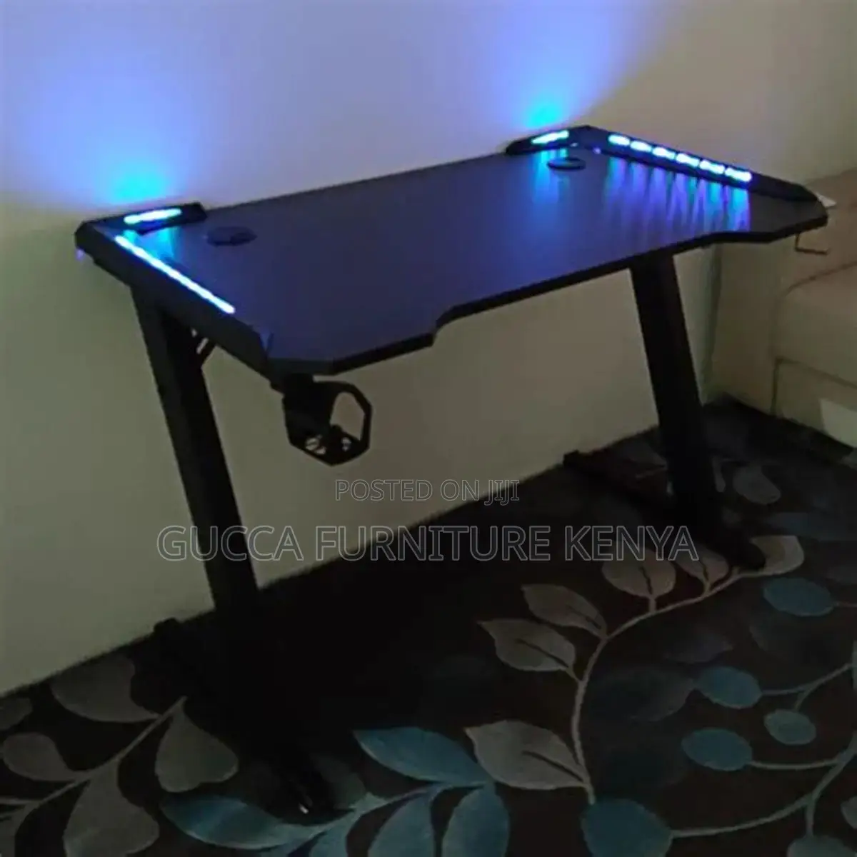 Gaming Desk With Led Lights