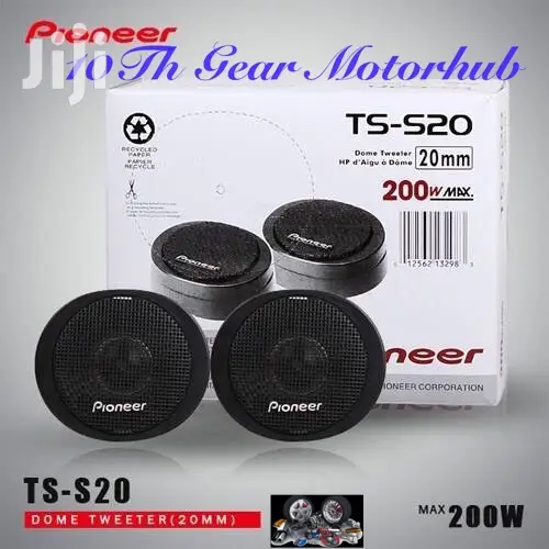 Vehicle Tweeter Speakers Pioneer TS-S20 Original